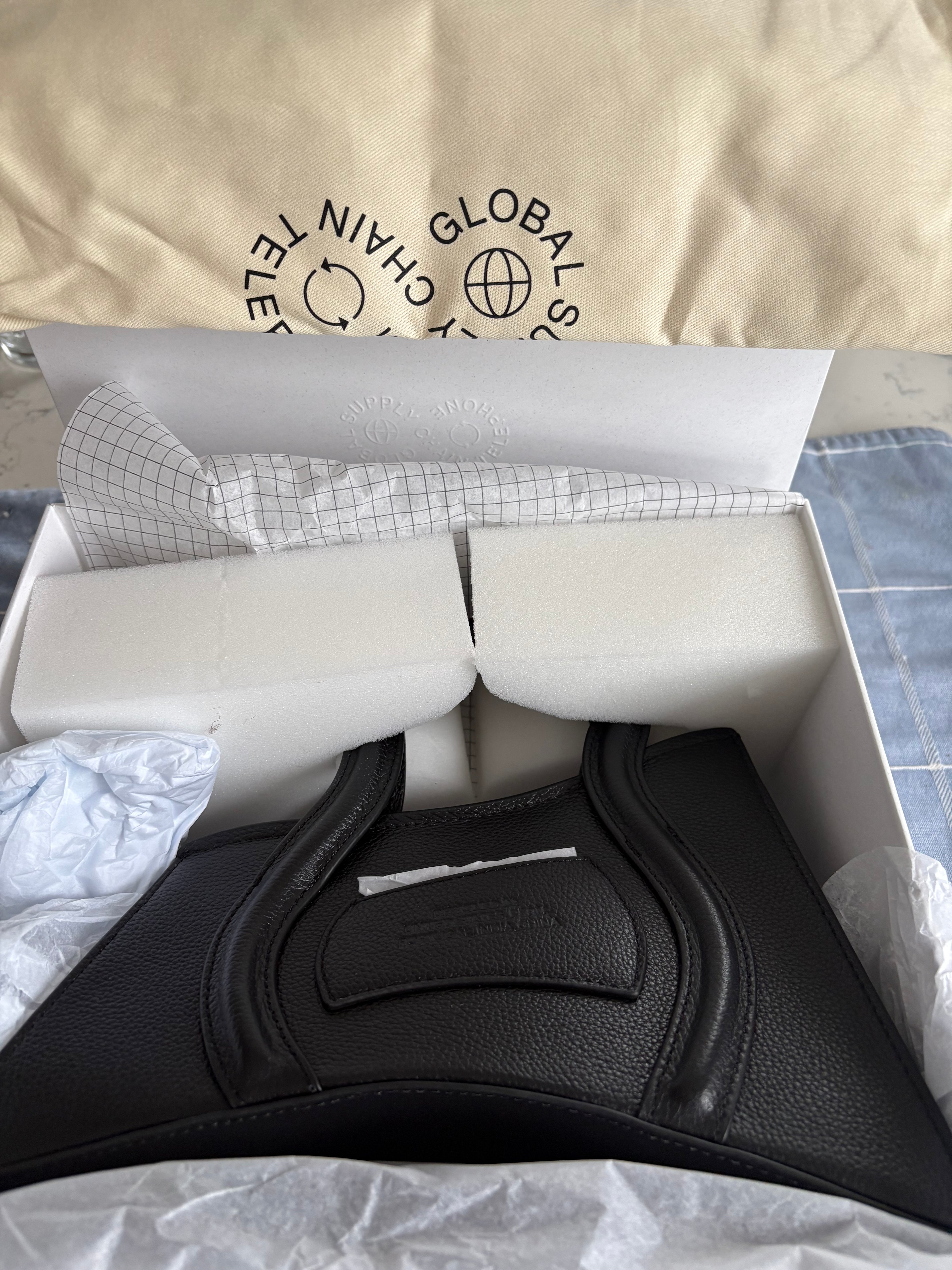 MSCHF Global Supply Chain Telephone Handbag — Black