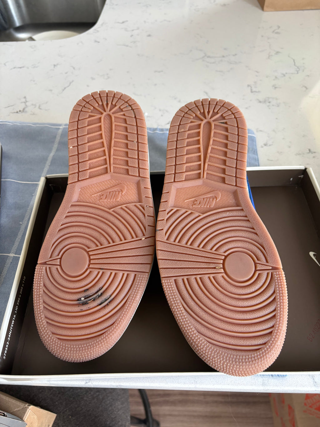 Travis Scott x Air Jordan 1 Low “Canary” — Men’s Size 5