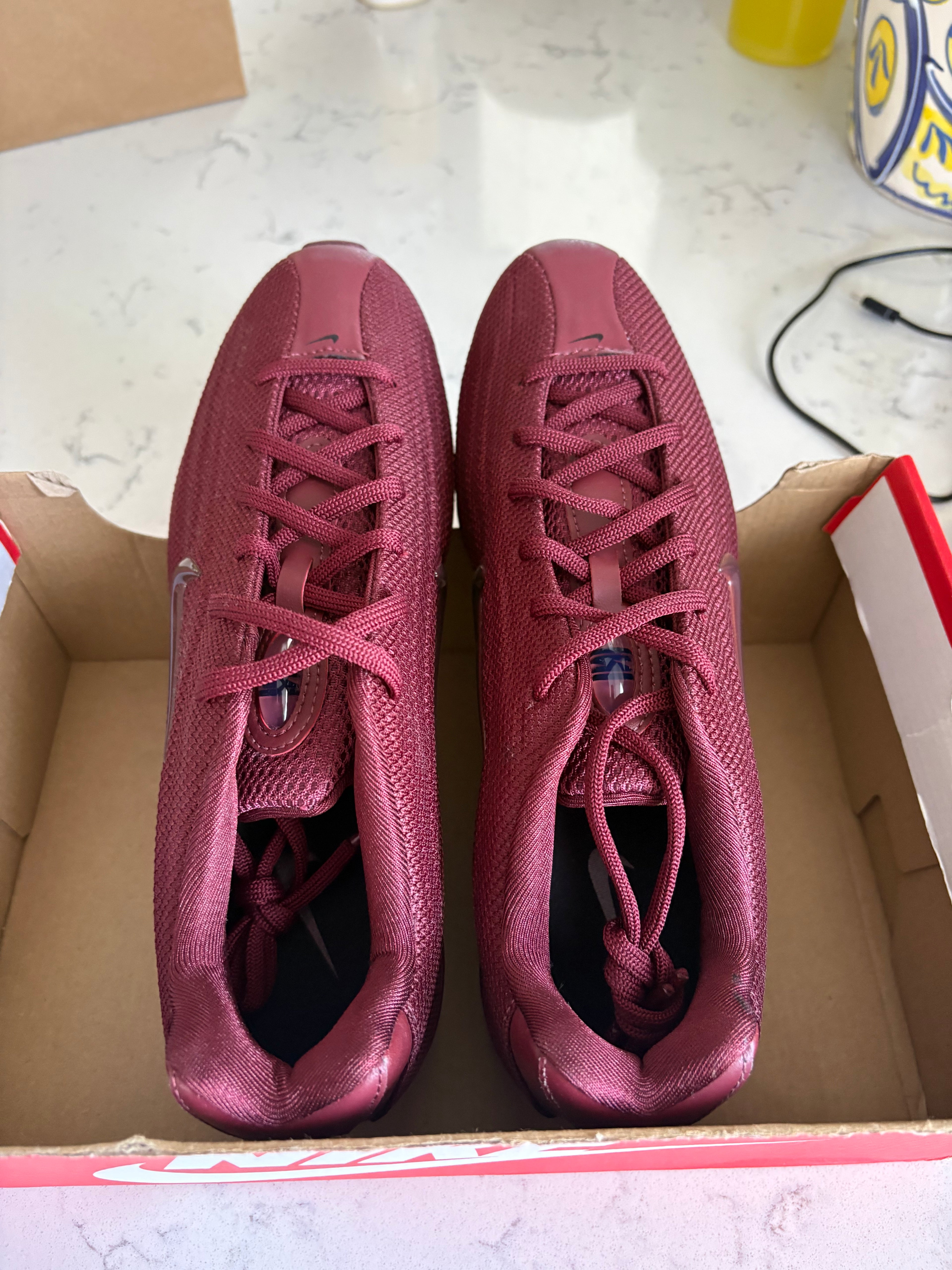 Nike Shox R4 "Team Red" — Women's Size 7