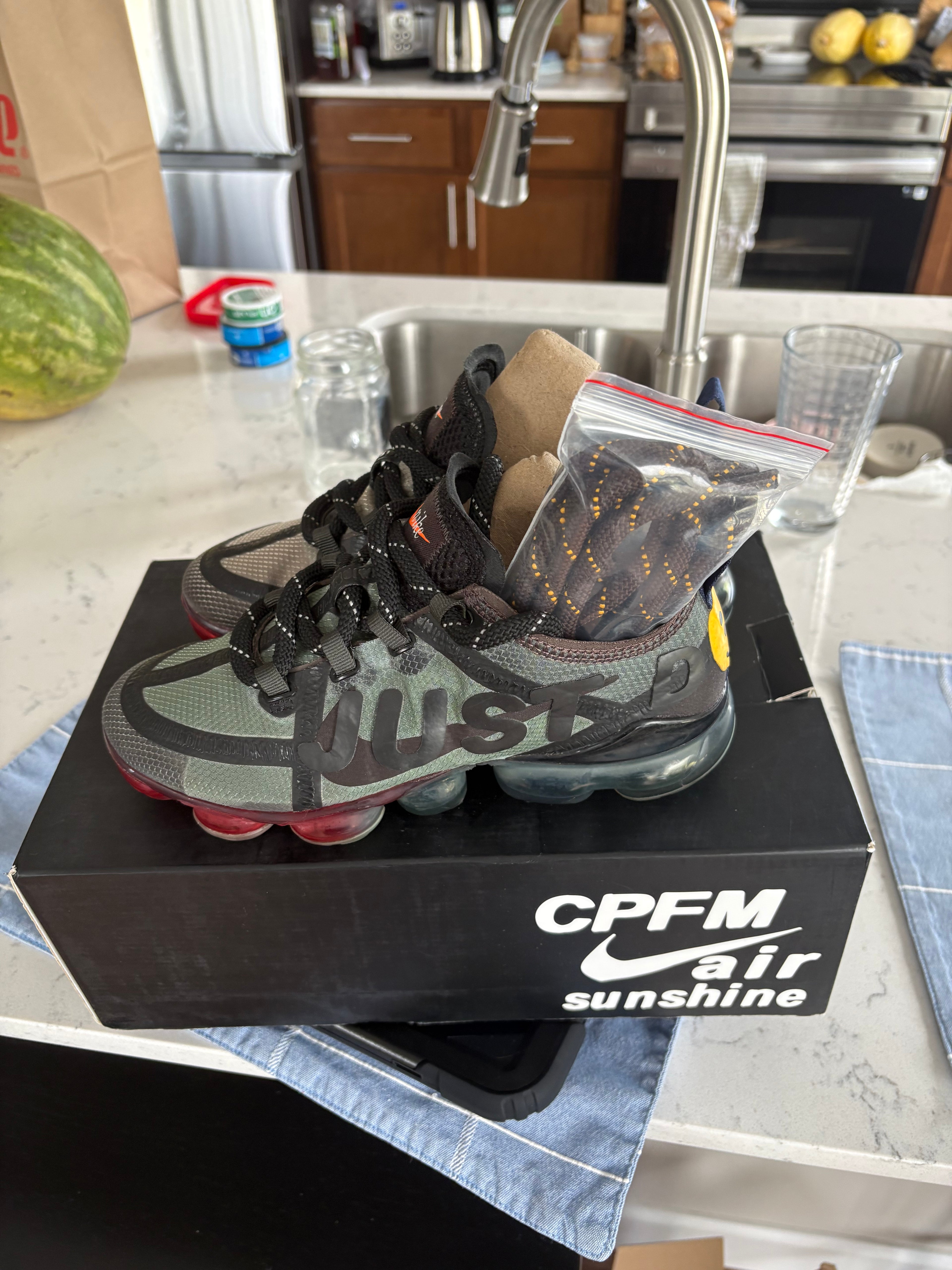 CPFM x Nike Air VaporMax 2019 "Sunshine" — Women's Size 7