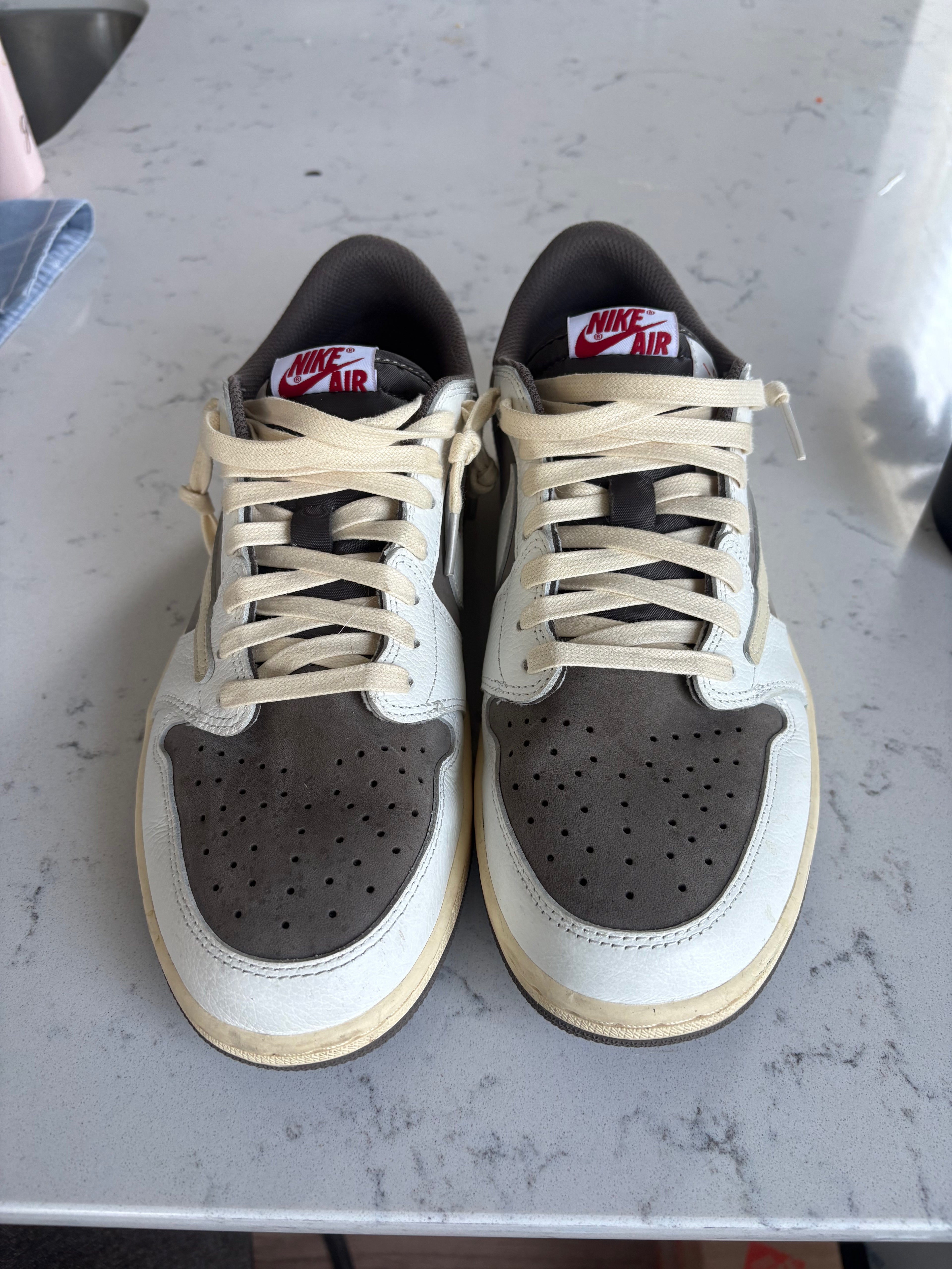Travis Scott x Air Jordan 1 Low "Mocha" – Size 10 (Used, With Box)