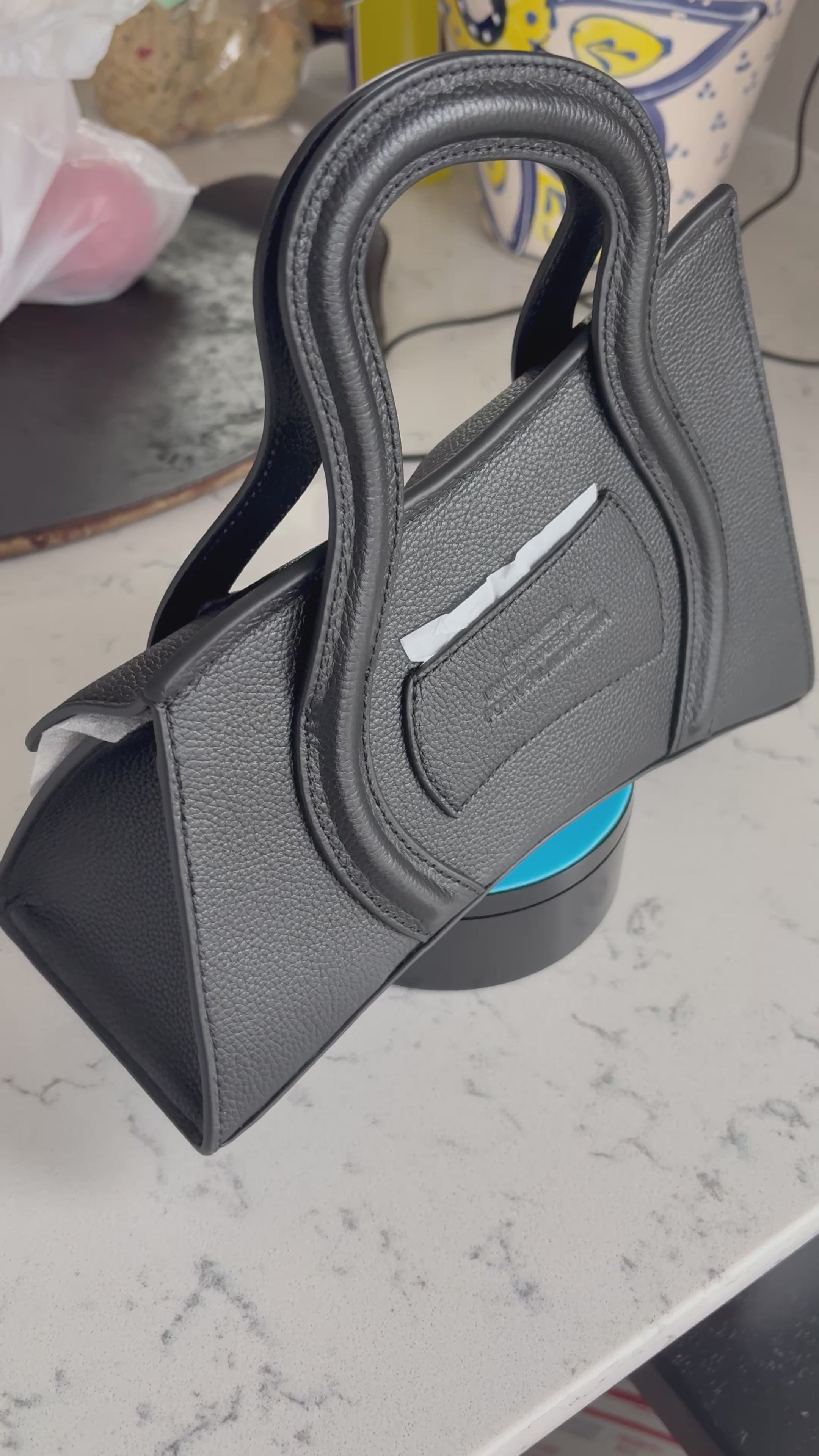 MSCHF Global Supply Chain Telephone Handbag — Black